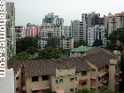 The Bayron (left) and apartments nearby, The Regalia, Claremont