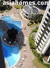 Beautiful pools with large sunbathing deck at Valley Park condos, Singapore