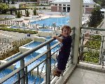 All 2-year olds love to climb balcony railings. The Wilby Blk 33 with pool & fountain views