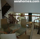 Chancery Grove, main door into living area, up to dining area