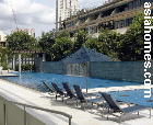 One Holt Road, Singapore. Spacious sun deck and lap pool