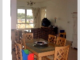 Light coloured marble flooring of living and dining area pleases most expat tenants. 