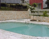 Inground pool and jacuzzi