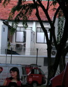 Courtyard at back, Geylang heritage shophomes, Singapore