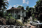 Renovated black and white bungalow, Singapore 