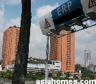 Somerset Liang Court and Clarke Quay across the road from Park Ave Suites, Singapore