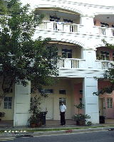 Singapore Niven Road 3-storey pre-war restored shophome with balconies 