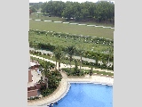 Placid tranquil Laguna Golf Course, Singapore from Laguna 88 condo.