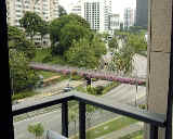 Overhead bridge at Havelock Road to bus stop to Orchard Road.