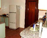 Seletaris: The 4-bedroom kitchen has space for a big fridge.