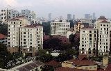 Balmoral Residences (foreground), The Hermitage(middle), Rising Suites(middle)