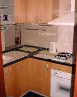 River Place: high quality kitchen applicances. This unit has an oven.