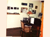 The Clayton's spacious study room