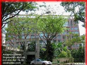 To rent upscale low density Anderson Green condos, tel: +65 9668-6468  asiahomes.com